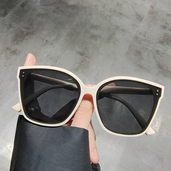 Vintage Kvadratnih sončna Očala Ženske Oblikovalec Razkošje Moški Ženske Prevelik sončna Očala Klasičnih UV400 Moda Prostem Oculos De Sol