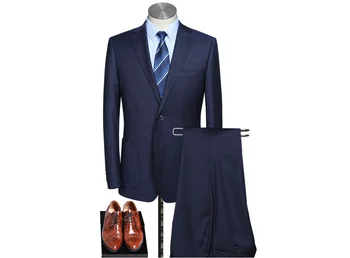 New visoke kakovosti business casual poslovno obleko, ženin večerno obleko moške Poročne Uradno žogo banket obleko
