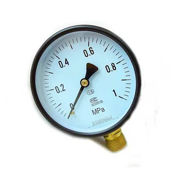 Visoka natančnost univerzalno manometer 0-1MPa 10 Bar čistilec deli za tekoče vode, merjenje tlaka M20*1.5 moški navoj