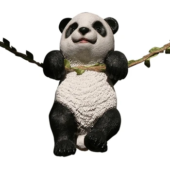 Figurice Miniature Smolo Srčkan Panda Obrat Vrtu Cvet Pot Bonsaj Lutke Dekoracijo Doma Ornament DIY Dodatki