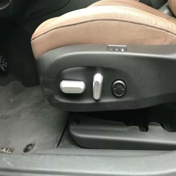 Za Buick Regal 2017 2018 2019 2020 Avto Nalepke Kritje Detektor ABS Chrome Sedež Prilagoditev Gumb Gumb Preklopi Trim Kapuce