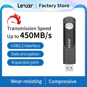 Lexar P30 Šifriranje Pomnilnika USB Ključek Kovinski High Speed USB 3.2 Gen 1 Max 450MB/s 128GB 256GB 512GB 1TB JumpDrive USB ključek