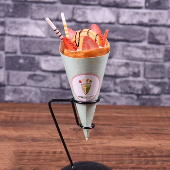 Simulacija krep model s podporo sladoled krep rekviziti ponaredek sladoled sladica Mangov sladoled rekviziti