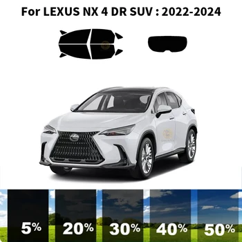Precut nanoceramics avto UV Okno Odtenek Komplet Avtomobilsko Okno Film, LEXUS NX 4 DR SUV 2022-2024