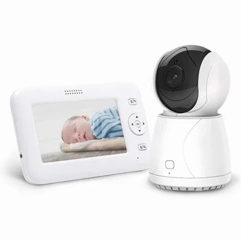 4.3 Palčni Brezžični Baby Monitor za Otroka Zaslon Fotoaparata Night Vision Audio Fotoaparat Lullabies Snemanje & Playbacking Z SD Kartico