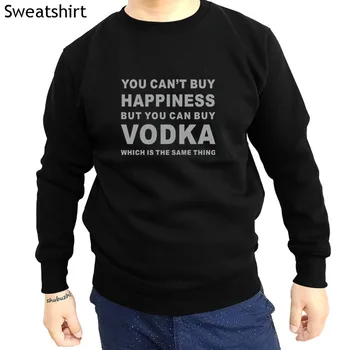 Vodka hoodies Smešno Alkohola moški majica s Pitno Pijan hoody Jeseni in pozimi bombaž priložnostne hoodies brezplačna dostava sbz4332