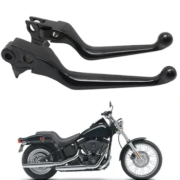 Za Harley Davidson XL Sportster 883 in 1200 2003-1996 Motocikel Dodatki Aluminija Nastavljiv Zavoro, Ročico Sklopke Ročice