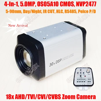 5MP 2560x1920 Brezžični Daljinski upravljalnik 3-V-1 AHD TVI CVI HD Analogni Zoom Polje Kamere 5-90 mm 18x Optični 30x 36x RS485 Samodejno Ostrenje