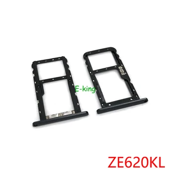 Za Asus Zenfone Max Pro M2 ZB633KL / 5 ZE620KL / 5Z ZS620KL Reže za Kartico Sim Pladenj Imetnik kartice Sim Card Reader Socket