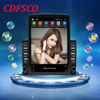 CDFSCO 1Pc 9.7 palčni 2.5 D eksplozijam Navpično Zaslon Univerzalni Stroj, Zaslon na Dotik, Avto DVD Predvajalnik