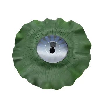 Visoka kakovost 8V 1,6 W Zelena Okrasni Ribnik, Vodnjak Lotus Listov Prenosni Sončne elektrarne s Premerom 380 mm Brushless Vodna Črpalka