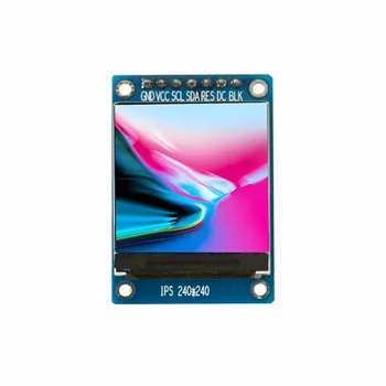 Novo IPS 1.3 palčni 3.3 V 12PIN SPI HD Full Color TFT Zaslon ST7789 Pogon IC 240*240