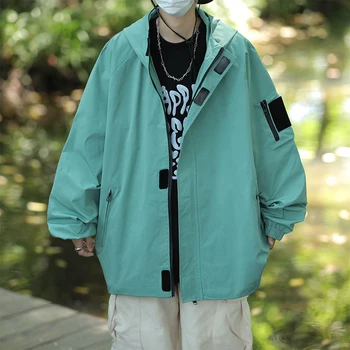 Privathinker Moda Hooded Vrhnja Obleka Ohlapno Harajuku Ulične Hip Hop Jeseni Nove Unisex Oblačila Moški Priložnostne Prostem Jopiči