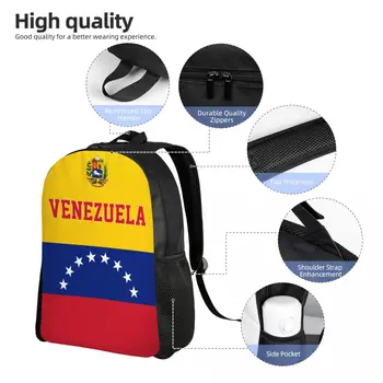 2023 Venezuela Države Zastave Nahrbtnik Srednji Šoli Študent Šolsko Priložnostne Nazaj Paket Potovalno Torbo Unisex Nahrbtnik
