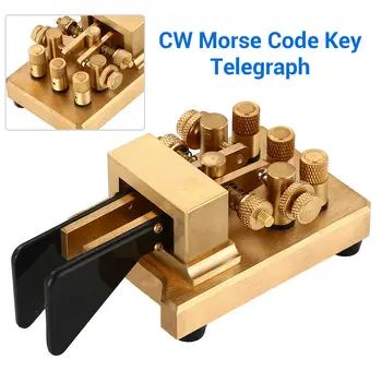 Magnetni vrniti vesla Samodejno Veslo Tipko Keyer CW Morse Code HF Kratkotalasni Radio CW amaterske radijske walkie-talkie