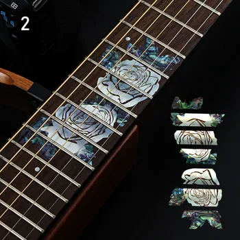 1pcs Fretboard Nalepke, Kitaro, Bas Ultra Tanek Nalepke Za Guitarra Lep Glasbeni Instrument Okraski Električna Kitara Deli