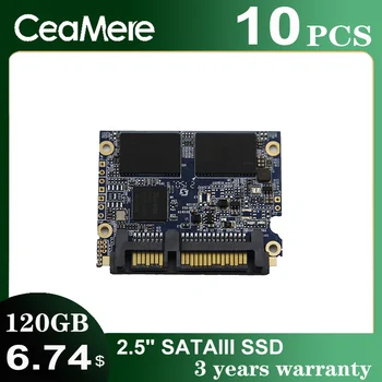 CeaMere SATA SSD 10PCS 120gb 128gb 256gb 512GB SATA SSD 1TB Za računalnik Notranji ssd trdi Disk igralne konzole prenosni računalnik