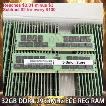RAM 32GB DDR4 2933MHz ECC REG Pomnilnika Strežnika Deluje Brezhibno Hitro Ladjo Visoke Kakovosti