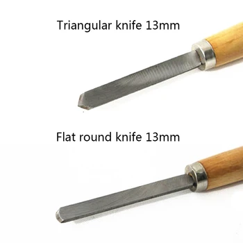 8pcs Lesa Carving Nož Stružnica Dleto Nastavite Stružni Lesnoobdelovalnih Izvlečejo Skew G32A