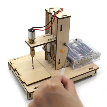 Študent DIY Mini Namizni Vrtalni Stroj Namizni Vrtalni Stroj Ustvarjalne Razstavljanje Opreme 1-3 mm Drill Bit