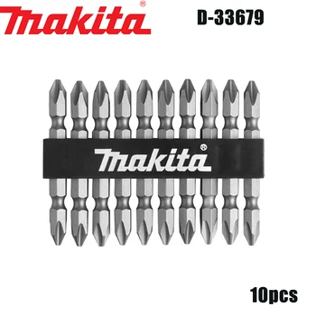 Makita D-33679 Križ Izvijač Nabor, Električni Izvijač, Šesterokotne Ročaj, Dvojno Glavo Izvijač Nabor, 65mm10 Kosov