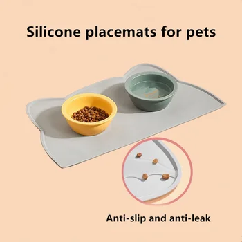 Pet Silikonski Hrane Mat Prenosna Zložljiva Placemat Mačka Preproge Anti-overflow Anti-slip Nepremočljiva Placemat Hranjenje Preproge Pad Blazine