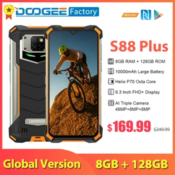 DOOGEE S88 Plus 10000mAh IP68/IP69K Krepak Mobilni Telefon 6.3