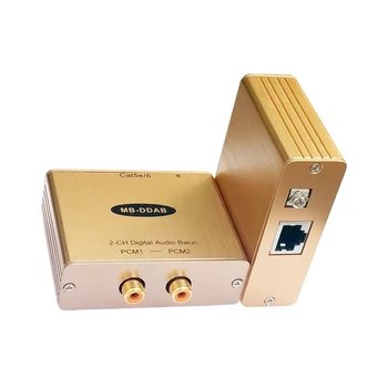 MUXBOXS Cat5 Digital DTS SPDIF Audio Converter Repetitorja 5.1 Surround AC3 Nagovoriti Zvok Podaljšek Adapter A3D LPCM Ojačevalnik