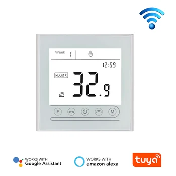 Tuya Smart WiFi Termostat, Električni Talne Ogrevalne Vode/Plinski Kotel Temperature Daljinski upravljalnik za Google Doma, Alexa