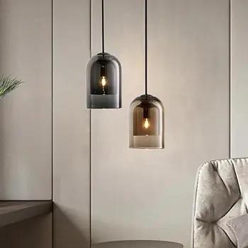 Nordijska lestenec preprost sodobne ustvarjalne osebnosti stekla luksuzni postelji svetilko restavracija, kavarna razsvetljave v zaprtih prostorih