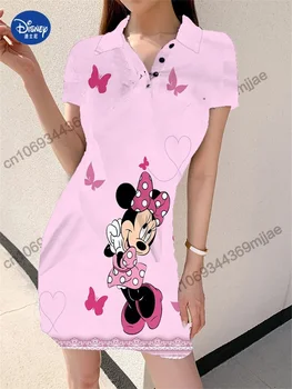 POLO Obleko Disney ženska Oblačila Brezplačna Dostava Proti-vrat Obleke za Maturantski Obleki 2023 Plažo korejski ženska Oblačila