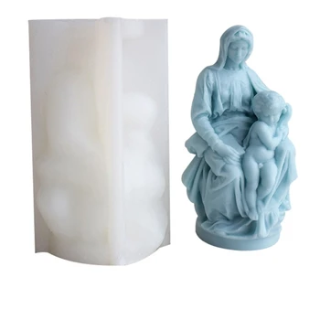 Devica-Marija, da Imajo Otroka, Aromaterapija-Milo Epoksi Smolo Plesni Doma Ornament nova