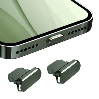 2 KOS Aluminijaste Zlitine Proti Prahu Plug za IPhone 13 12 Mini 11 Max Pro XS 8 Plus IPad AirPods Apple Serije Strele Vrata, Pokrov