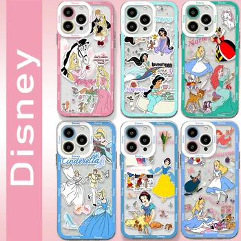 Disney Alice Princesa Pepelka Primeru Telefon Za Xiaomi Redmi Opomba 12C 11 10 Pro Plus 10C K30 K40 K50 K60 4G 5G Prozoren Pokrov
