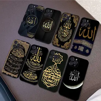 Muslimani Islam Bismillah Allah Telefon Primeru Mehko Silikonsko za iphone 14 13 12 11 Pro Mini XS MAX 8 7 6 Plus X XS XR Pokrov