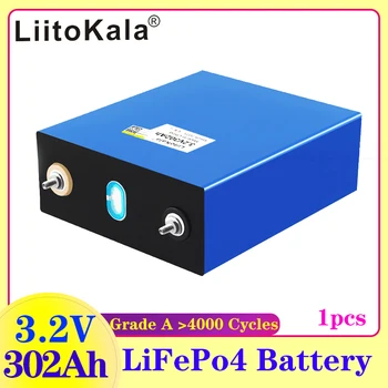 LiitoKala 3.2 V 302Ah Lifepo4 Baterija 12V 310Ah DIY solarnimi Moči Banke 24V 48V Kampiranje Rezervno Baterijo za ponovno Polnjenje Z Busbar