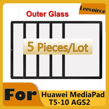 5 Kos Spredaj Steklena Plošča, Zamenjajte Popravila Patrs Za Huawei MediaPad T5 10 AGS2-L09 AGS2-W09 AGS2-L03 AGS2-W19 3G WIFI Različici