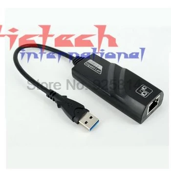 z dhl ali ems 50pcs USB 3.0 Gigabit Ethernet Adapter USB na priključek rj45 Lan mrežno Kartico za sistem Windows XP Mac OS 10/100/1000 Mb / s
