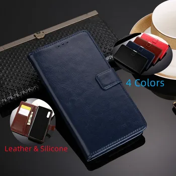 Luksuzni Kritje Za LG V50 ThinQ primeru Usnja & Silikona Flip Coque Na Za LG V50S ThinQ Primeru 5G LGV50 LGV50S Pokrovček Nazaj Kože Torbica