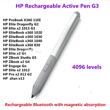 4096 Originalno Pisalo HP Akumulatorska Aktivna Pero G3 (6SG43UT) Za HP EliteBook X360 / Elite X2 / Elite Dragonfly Prenosnik