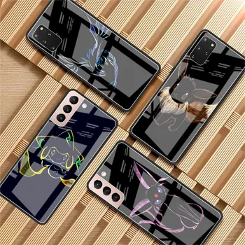 Stekla Primeru Telefon Za Samsung Galaxy S21 S22 S20 Ultra FE S10 S8 S9 Plus Opomba 20 10 Lite 9 Lupini Kritje Pokemon Eevee Vilini