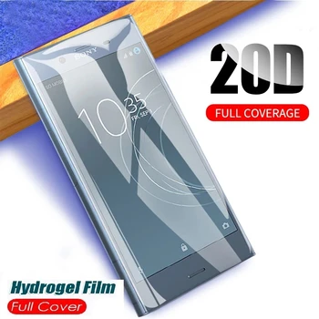 Hydrogel Film Za Sony Xperia XZ1 X Kompakten XZS XZ Premium L1 L4 L2 L3 Z5 Z4 Z3 Z2 Z1 M4 Screen Protector Zaščitno folijo