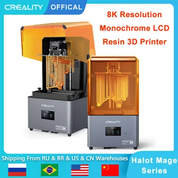 Creality Halot Vrač 8K Enobarvni LCD UV Photocuring Halot Vrač Pro 170 mm/h Tiskanje 405nm Smolo 3D Tiskalnik, ki z Dvojno Z-osi