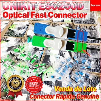 1000 / 2000pcs UNIKIT ESC250D PÇS/LOTE FTTH APC SC Single-Mode SC APC Fibra Óptica Rápida Conector za Optični spojnik