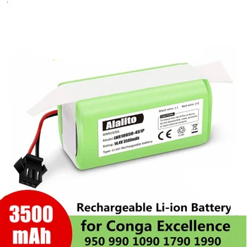 14,4 V 3500mAh Li-ionska Baterija za Conga Odličnosti 950 990 1090 1790 1990 Deebot N79S N79 DN622 Eufy Robovac 11S 12 X500
