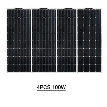 Specializirano za proizvodnjo 100 w prilagodljiv solarni panel,mono sončne celice,z semi-soft uspešnosti