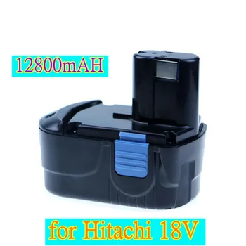 Polnilna Baterija 18V NI-MH 12800mAh za Hitachi električno Orodje Izvijač Vaja: EB1820 EB1812 EB1830H EB1833X EB18B 322437