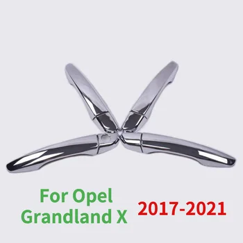 Za Opel Grandland X 2017 2018 2019 2020 2021 Novo Okno Za Avtomobilska Vrata, Ročaj Kritje Dekor Trim Nalepke Styling Dodatki