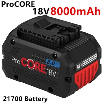 18V 8000mAh ProCORE Ersatz Batterie für Bosch 18V Professionelle Sistem Akumulatorski Werkzeuge BAT609 BAT618 GBA18V80 21700 Zelle