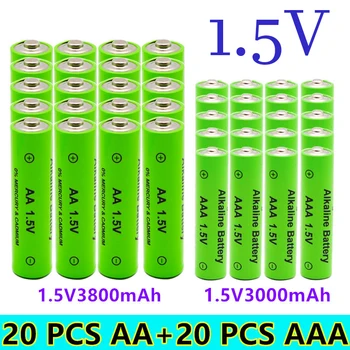2022neue 1,5 V AA3800mAh+1,5VAAA3000mahwiederaufladbare Alkalne batterie taschenlampe spielzeug uhr MP3 predvajalnik batterie ersetzen